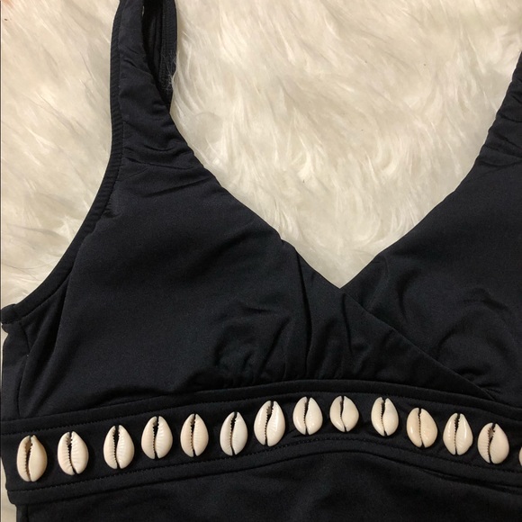 Seafolly Ibiza Escape Black one piece bathing suit - Picture 6 of 6